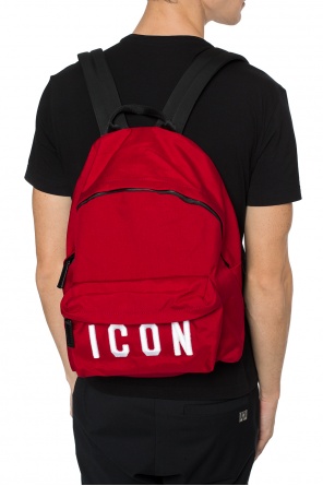 Backpack with an embroidered 'icon' inscription, zdjęcie 2 Backpack with an embroidered 'icon' inscription od Dsquared2